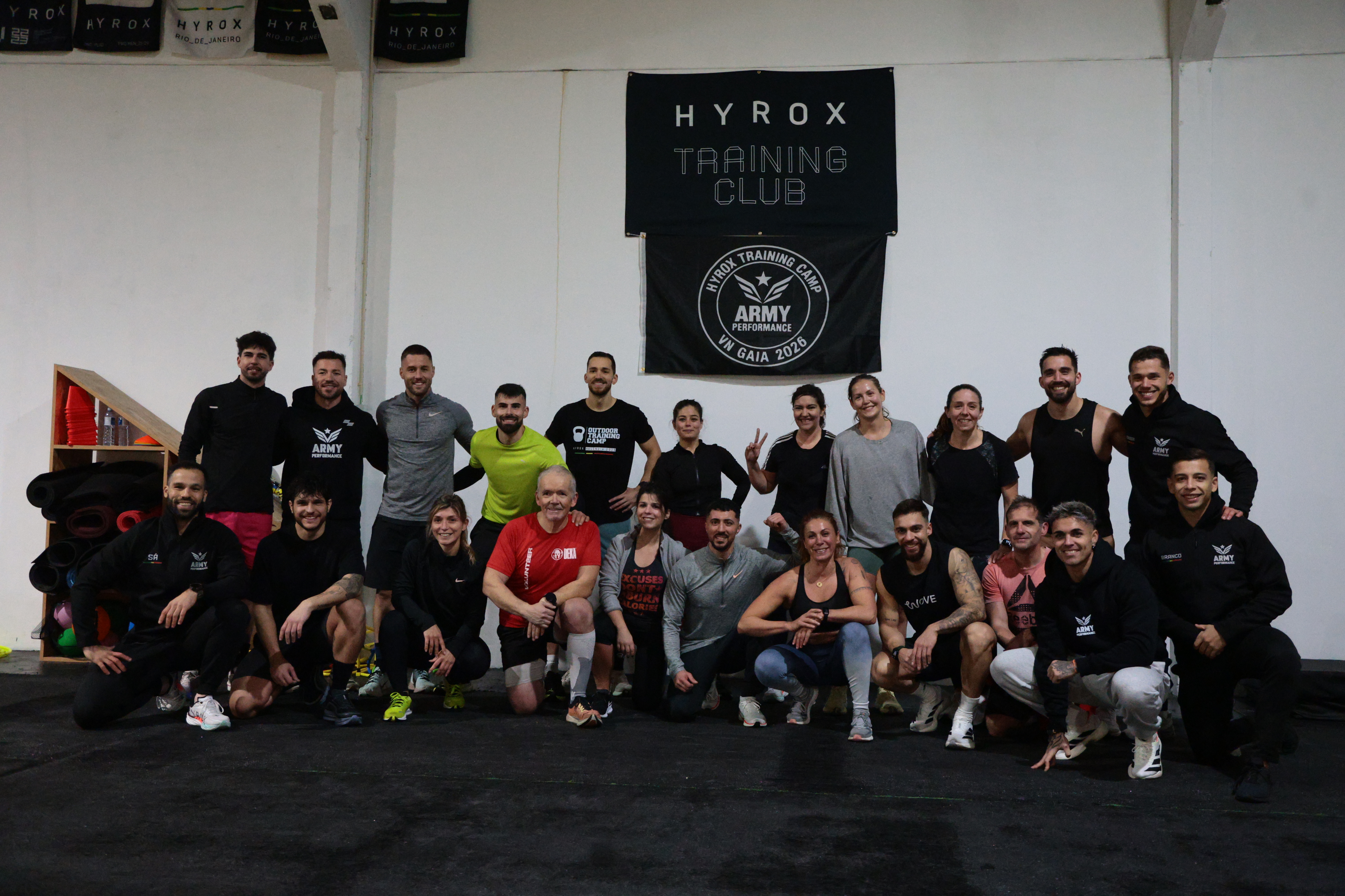 Participants at the Army Performance Hybrid Training Camp in Vila Nova de Gaia