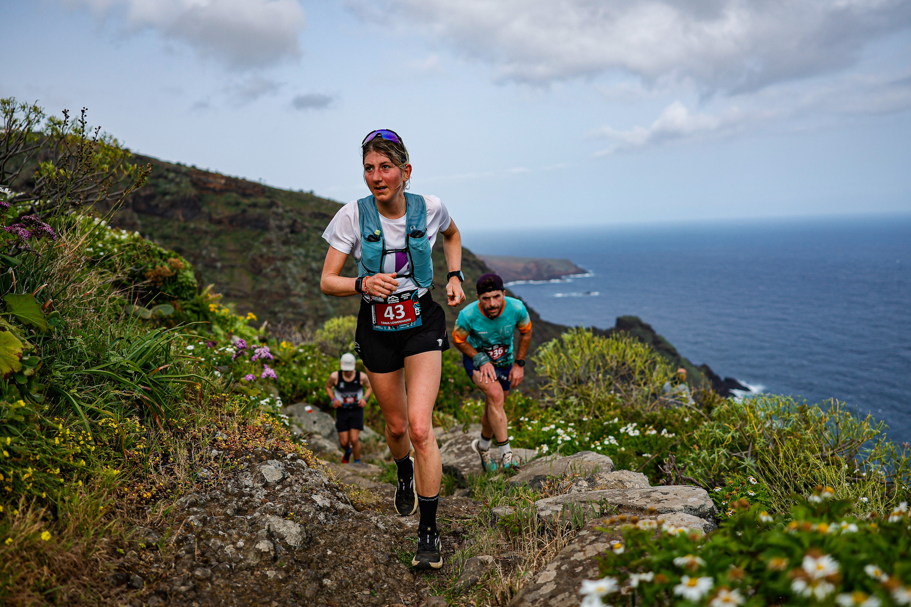 Manuel Merillas and Sara Alonso Win Acantilados del Norte Skyrace in La Palma